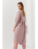 Asymetrické oversize cappuccino šaty FK613 - Internetový obchod - Butik